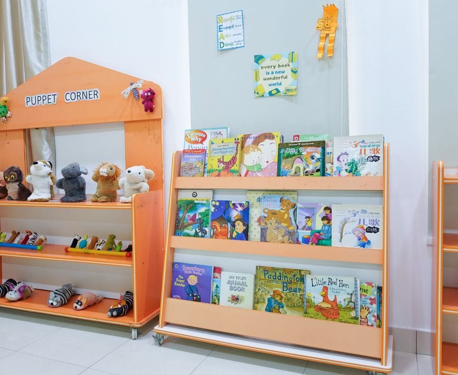The puppet corner